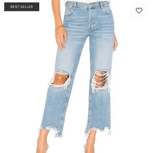 Free People Maggie Straight Jean in Light Denim